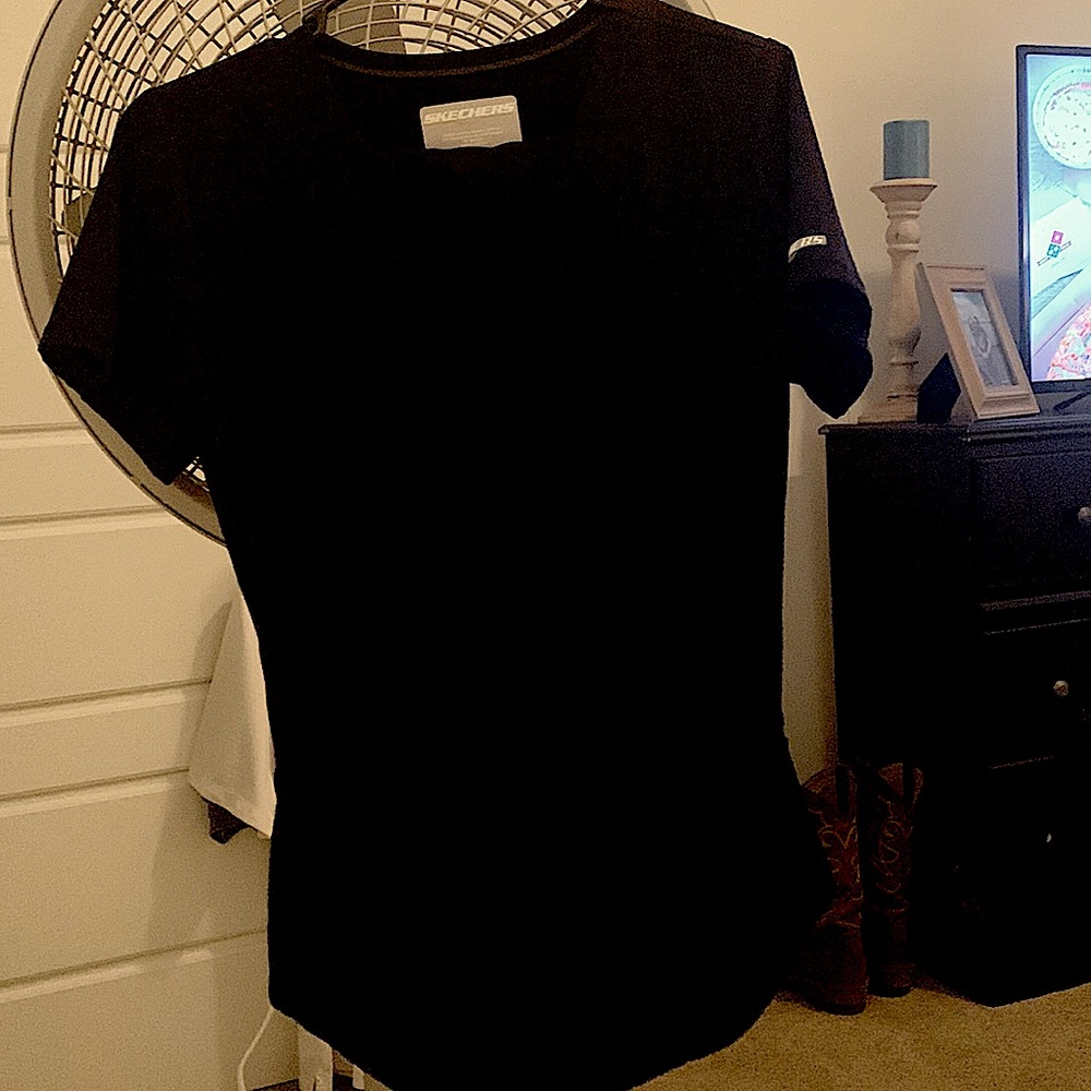 Black scrub top and bottom